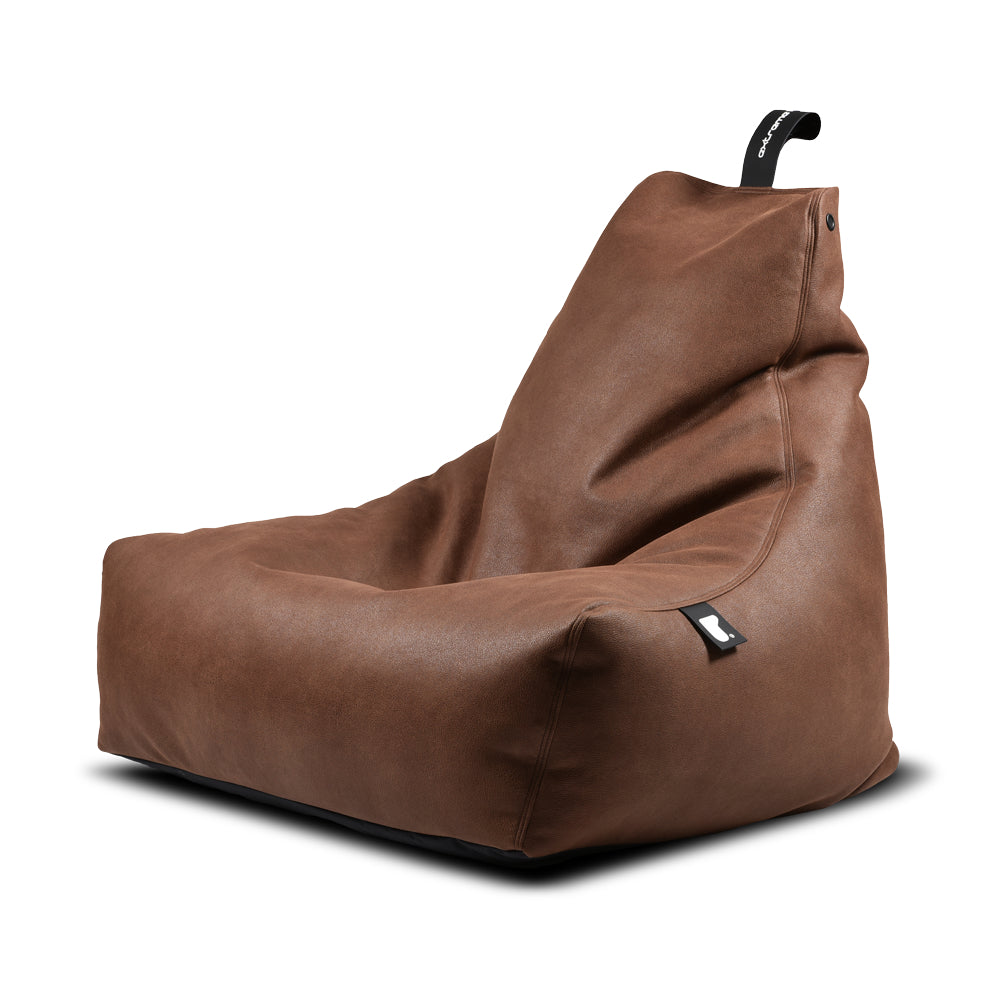Extreme Lounging B-bag Mighty-B Luxury zitzak in de kleur kastanje